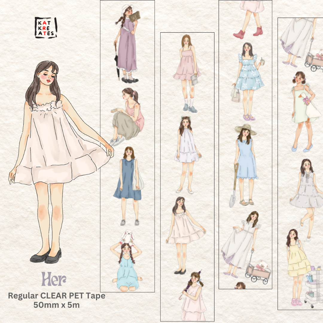 PRE-ORDER - HER Clear Pet Tape
