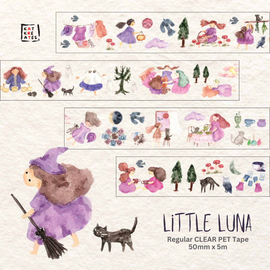 LITTLE LUNA Clear Pet Tape