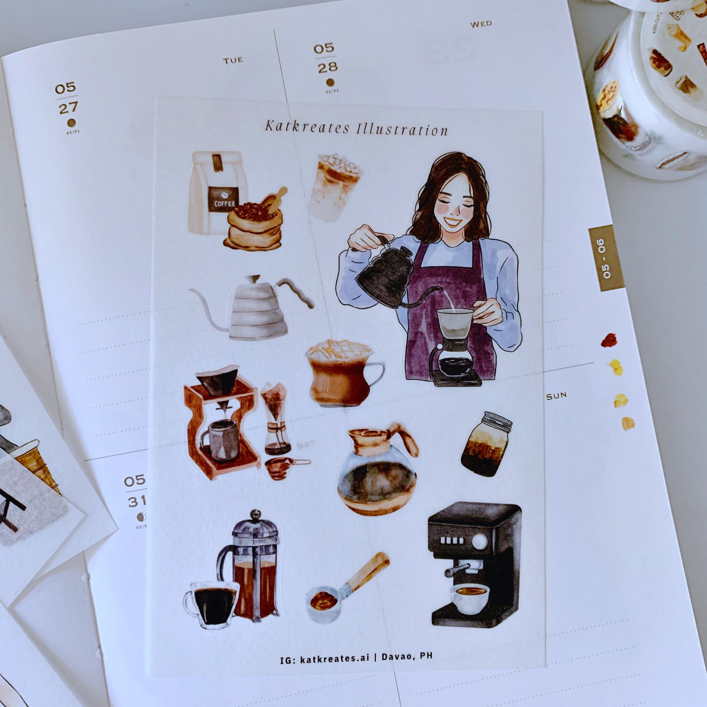 Barista Sticker Sheet