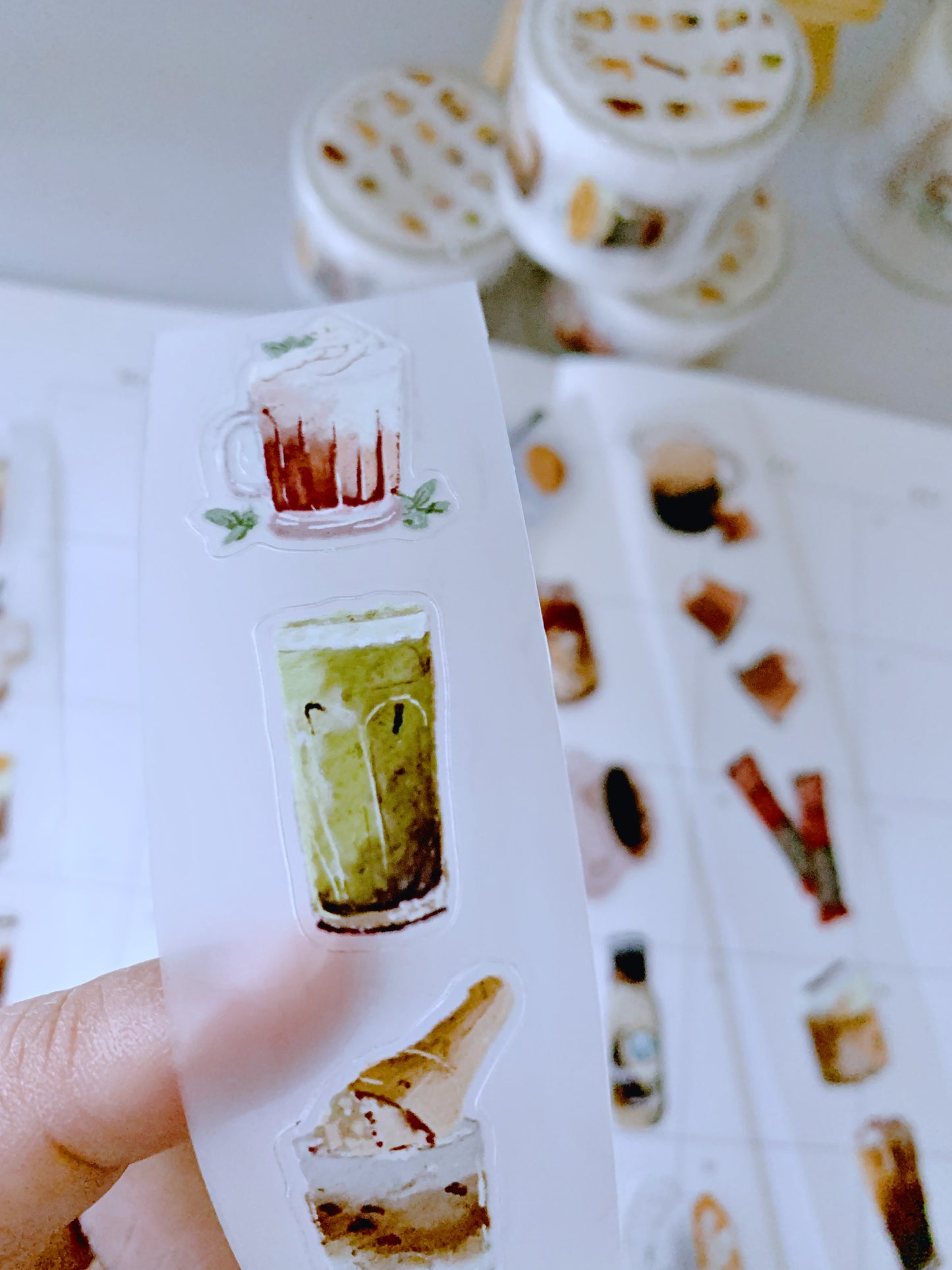 Everything Coffee Kisscut Matte PET Tape