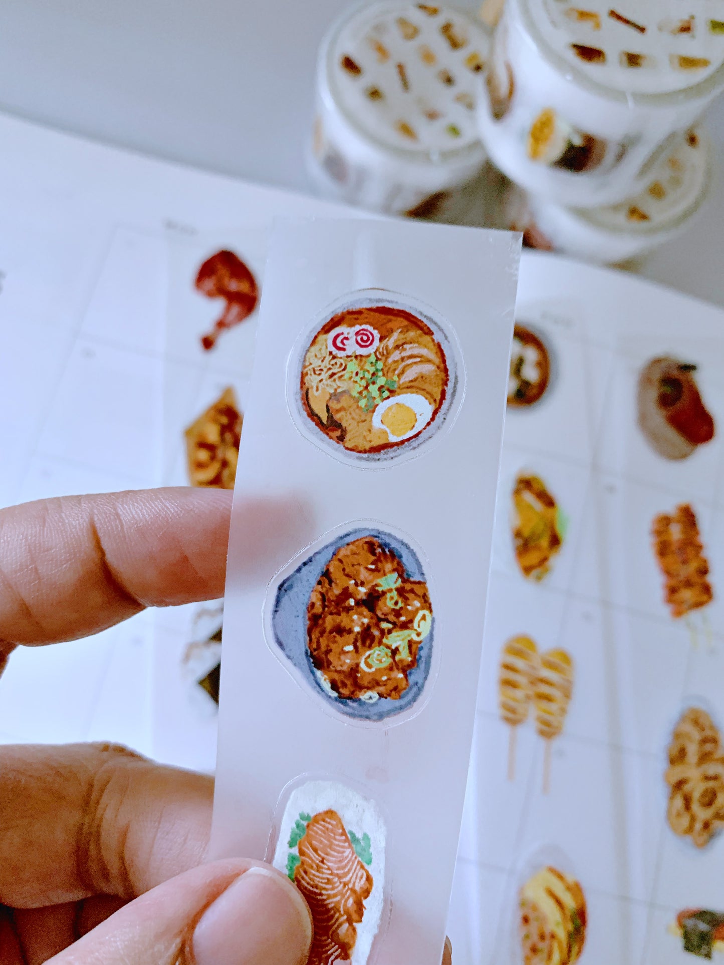 Asian Food Kisscut Matte PET Tape