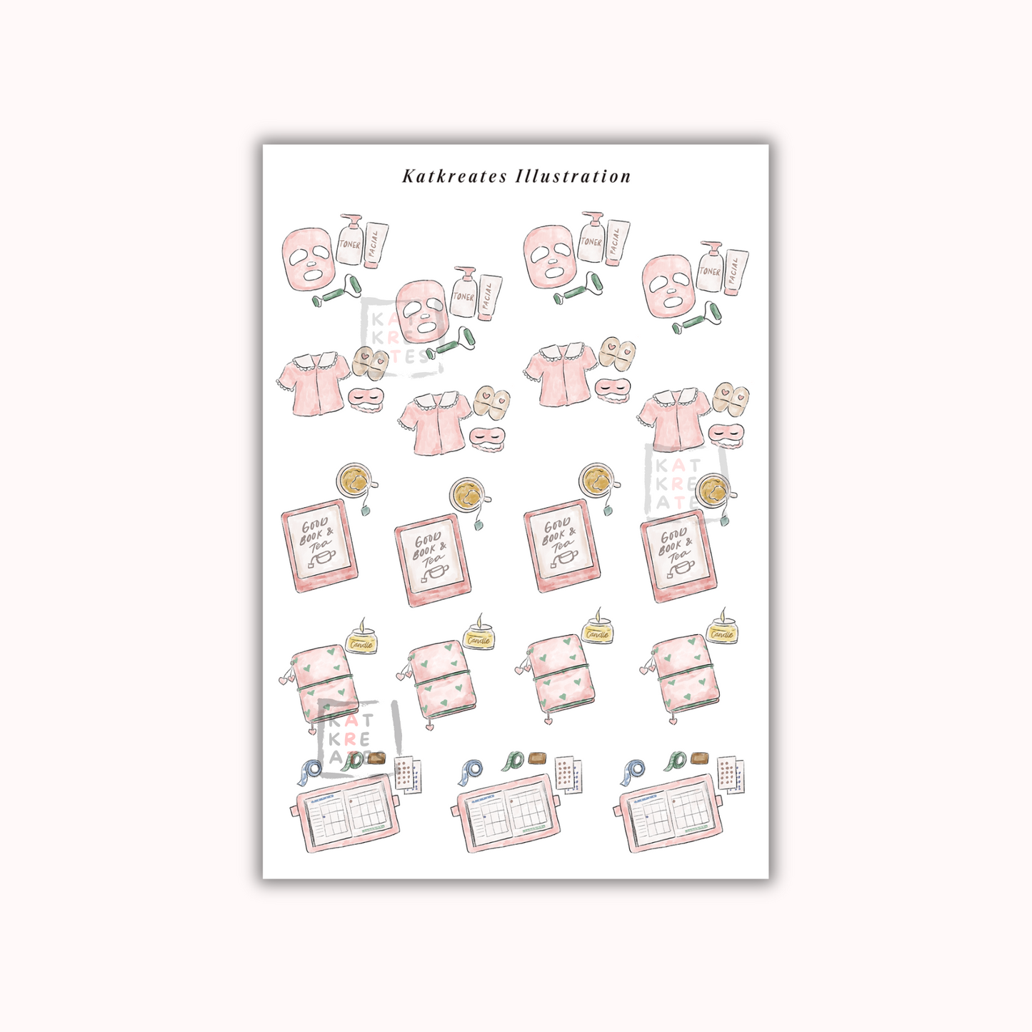 Mini Sticker Sheet - Self Love