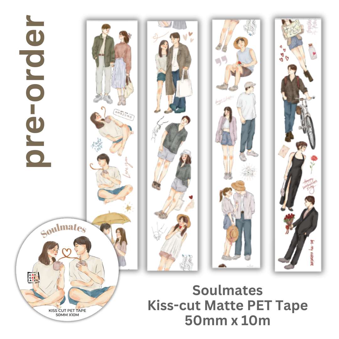 PRE_ORDER Soulmate Kiss-cut PET tape