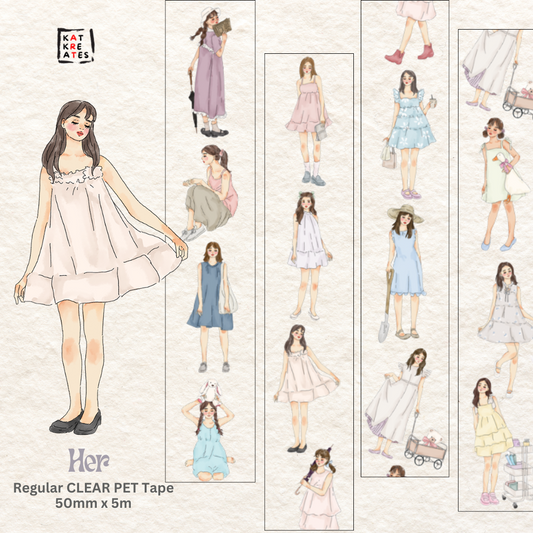 PRE-ORDER - HER Clear Pet Tape