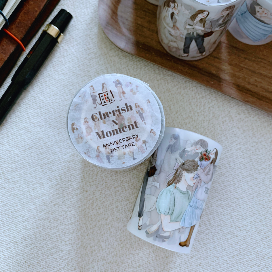 Katkreates Cherish x Moment Matte Washi PET