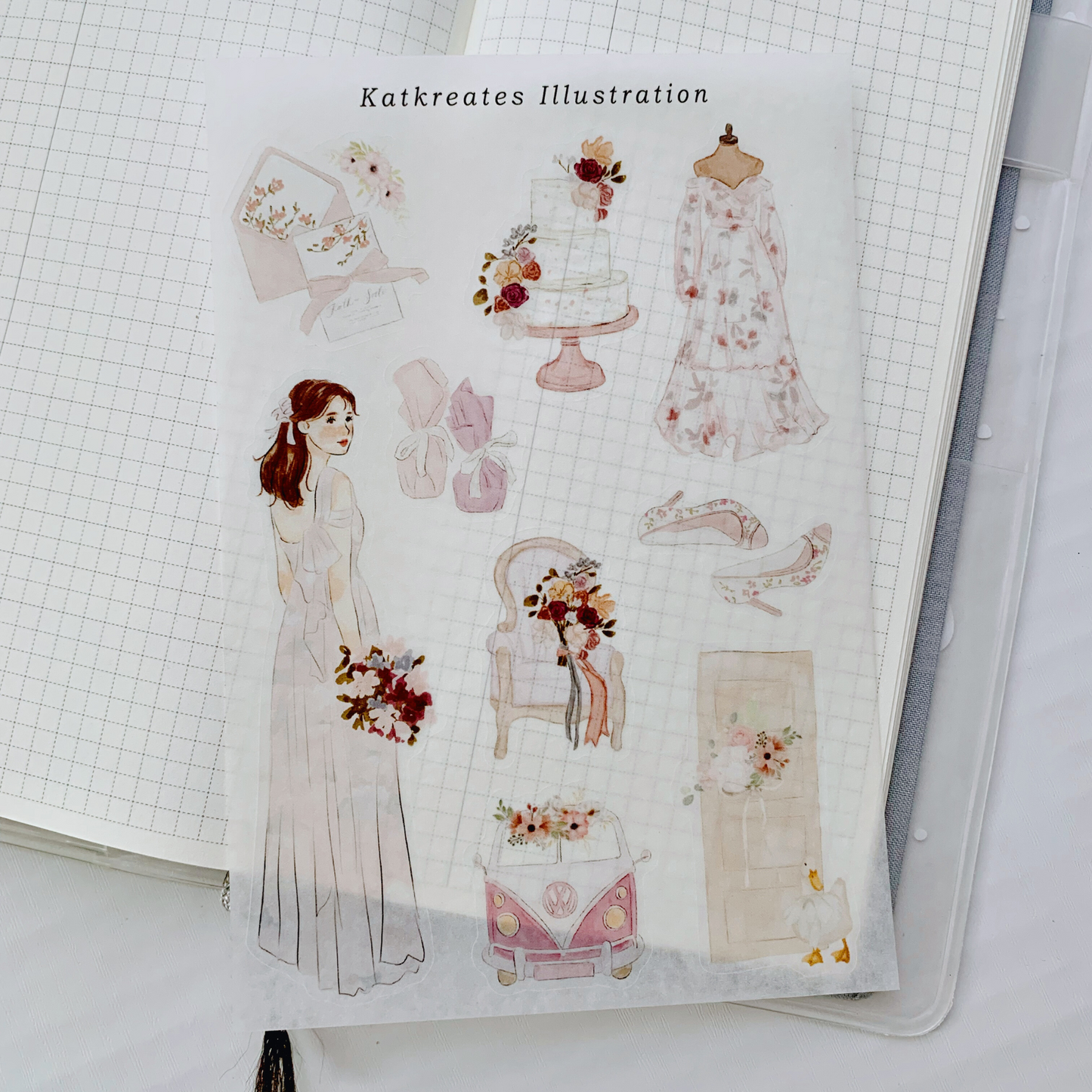 Bridesmaid Sticker Sheet