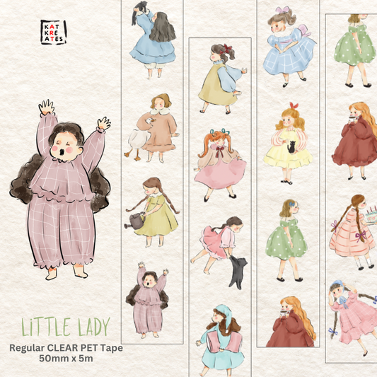 PRE-ORDER - LITTLE LADY Clear Pet Tape
