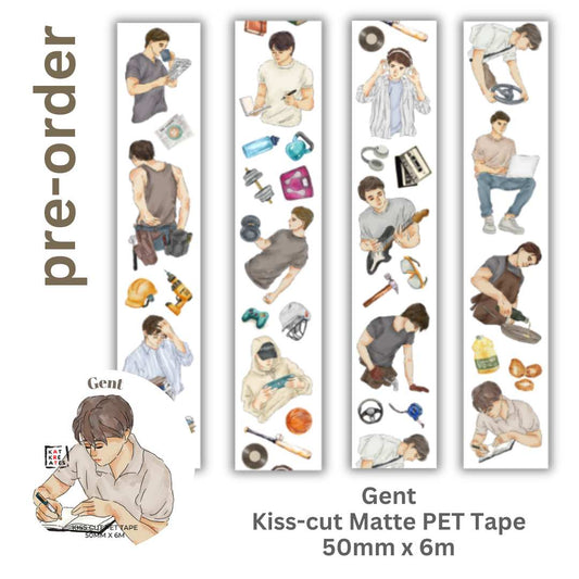 GENT - Matte Kisscut PET Tape