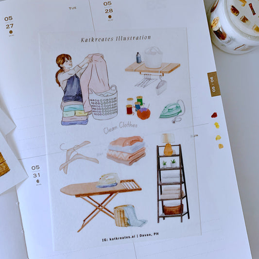 Iron and Fold Sticker Sheet