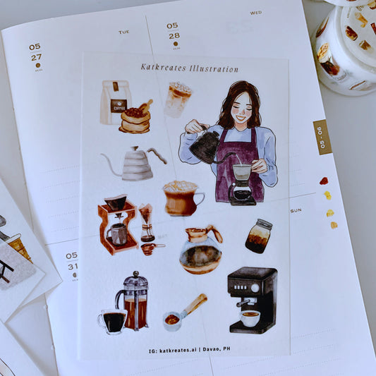 Barista Sticker Sheet