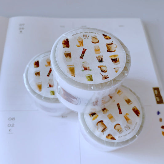 Everything Coffee Kisscut Matte PET Tape